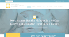 Desktop Screenshot of fertilityclinicarizona.com